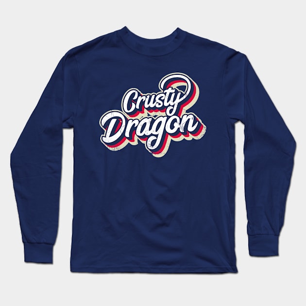 Crusty Dragon (Brit Slang: Booger) Long Sleeve T-Shirt by bluerockproducts